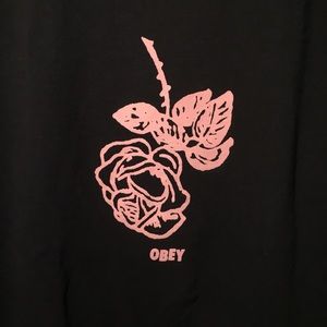 Obey Tops - Obey Rose Tee Obey Tops - Obey Rose Tee